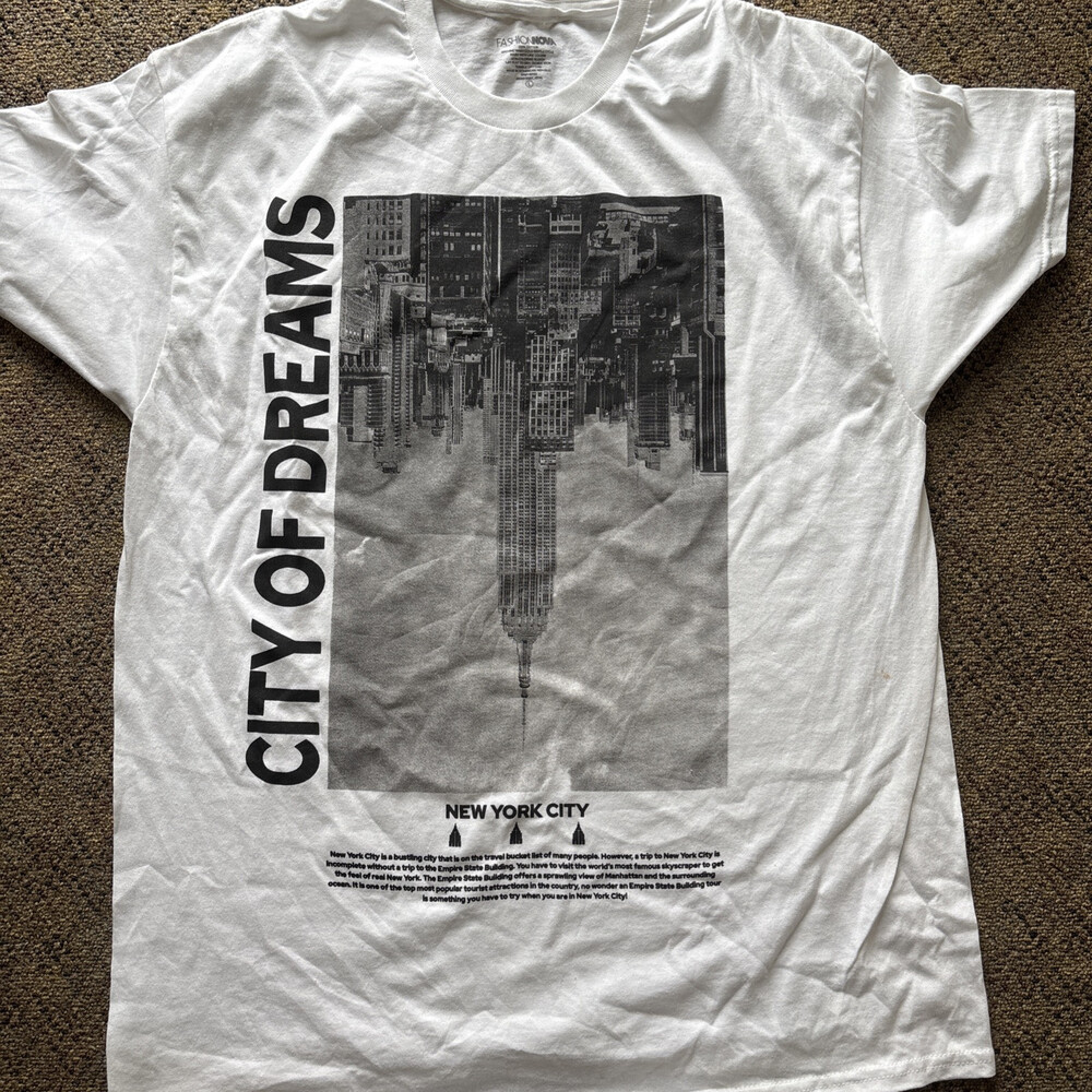 FashionNova City of dreams New York City Shirt Size Large